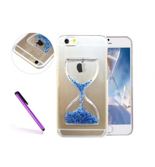 iPhone 6 6s Clock Hourglass Timer Transparent Hard 3d clear hard Case