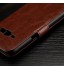 Galaxy J5 2016 vintage fine leather wallet case+Combo