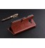 Galaxy J5 2016 vintage fine leather wallet case+Combo