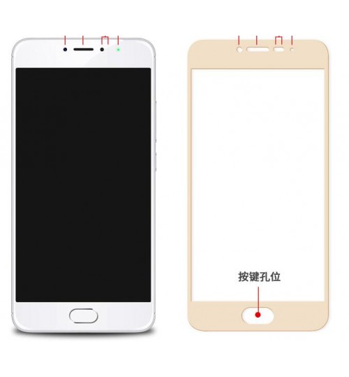 MEIZU M3S FULL screen Tempered Glass Protector