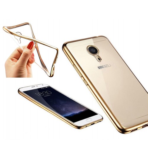 MEIZU M3S case bumper  clear gel back cover