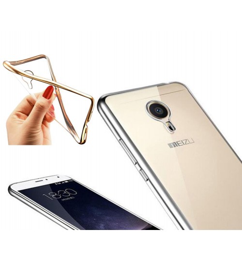 MEIZU M3S case bumper  clear gel back cover