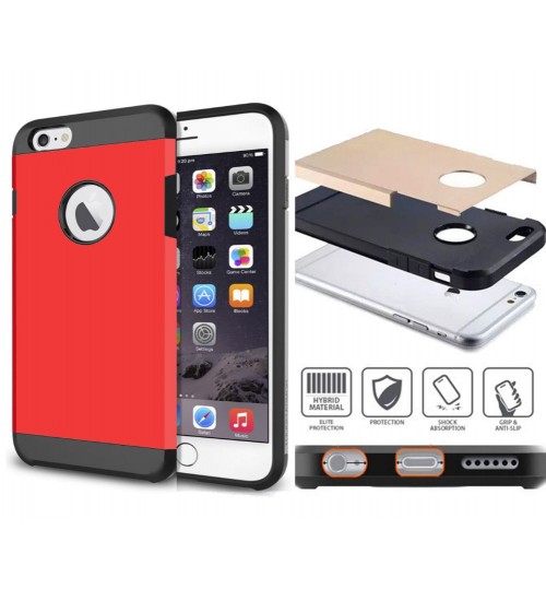 iPhone 6 dual tone dual layer heavy duty slim case