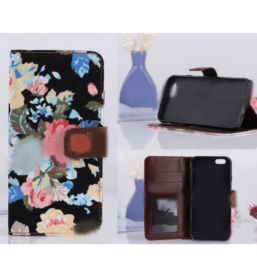 iPhone 6 6s Cloth cover Wallet  case printed