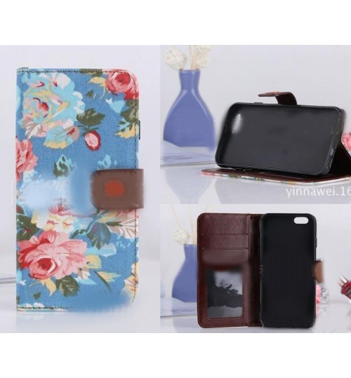iPhone 6 6s Cloth cover Wallet  case printed