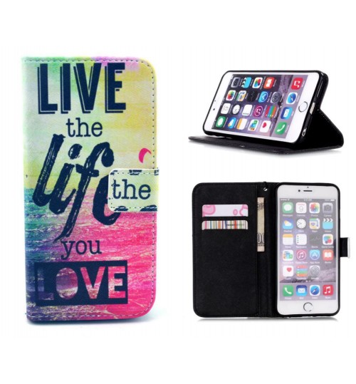 iPhone 6 6s Plus case wallet leather case printed