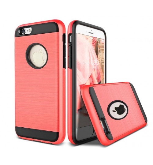 iPhone 5 5s se impact proof hybrid brushed Metal case