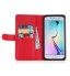 GALAXY S6 double wallet  Leather Zip case detachable