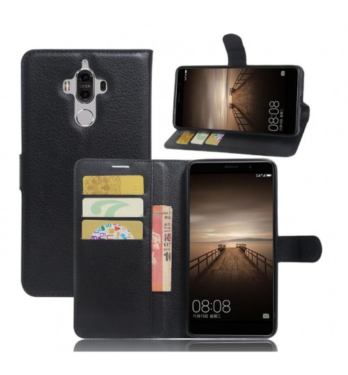 Huawei Mate 9 wallet leather case+Pen