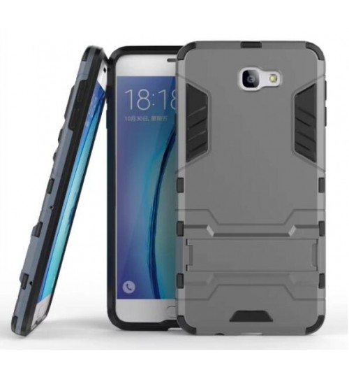 Galaxy J7 Prime Case Heavy Duty Hybrid Kickstand Case