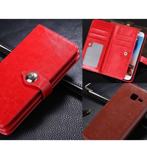 Galaxy J5 Prime double wallet leather case