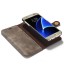 Sumsung Galaxy S7 case wallet 3 cards leather detachable case