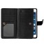 Galaxy A5 2016 Double Wallet Leather Case - Black
