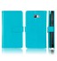 Galaxy A5 2016 Double Wallet Leather Case - Blue