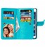 Galaxy A5 2016 Double Wallet Leather Case - Blue