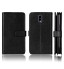 Moto G4 Plus Double Wallet Leather Case - Black