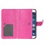Moto G4 Plus Double Wallet Leather Case - Hot Pink