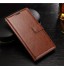 Galaxy J5 Prime Vintage Fine Leather Wallet Case - Brown