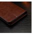 Galaxy J5 Prime Vintage Fine Leather Wallet Case - Red