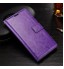 Galaxy J5 Prime Vintage Fine Leather Wallet Case - Purple
