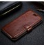 MOTO G4 PLUS vintage fine leather wallet case+Combo