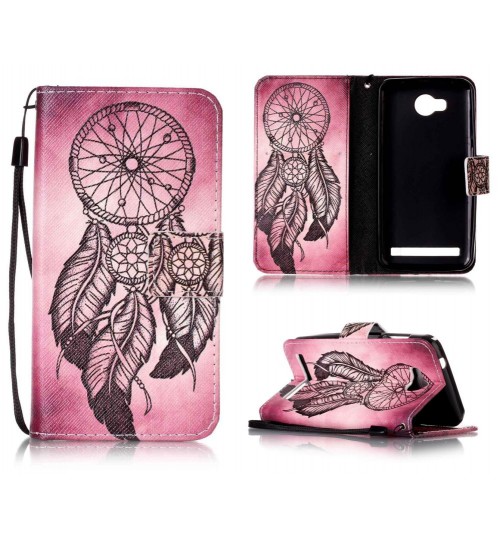 HUAWEI Y3 II case wallet leather case printed