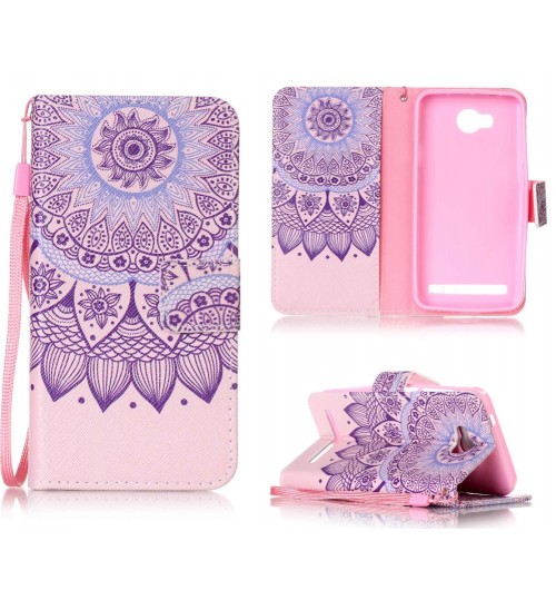 HUAWEI Y3 II case wallet leather case printed