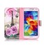 Galaxy S5 case wallet leather case printed