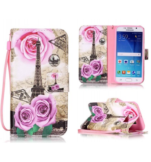 Galaxy S6 case wallet leather case printed