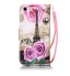 iPhone 5c case wallet leather case printed