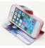 iPhone 5c case wallet leather case printed