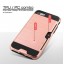 iphone 6 6s plus impact proof hybrid case card clip Brushed Metal Texture