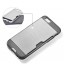 iphone 6 6s plus impact proof hybrid case card clip Brushed Metal Texture