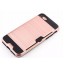 iphone 6 6s impact proof hybrid case card clip Brushed Metal Texture