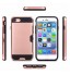 iphone 5 5s se impact proof hybrid case card clip Brushed Metal Texture