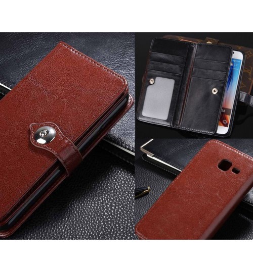 Galaxy J7 Prime double wallet leather case