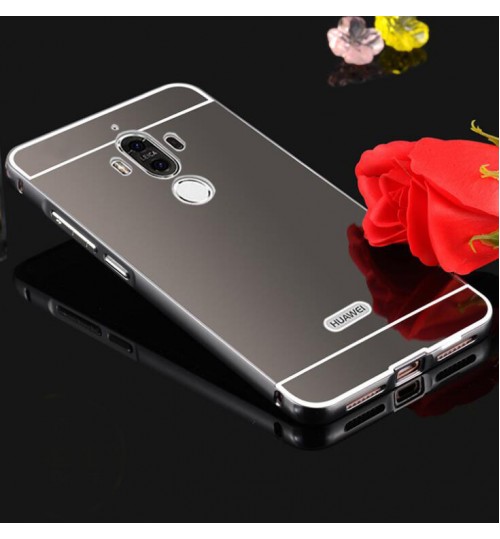 HUAWEI MATE 9 case Slim Metal bumper with mirror back cover case
