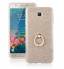 Gaxlaxy J5 Prime Soft tpu Bling Kickstand Case with Ring Rotary Metal Mount