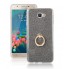Gaxlaxy J5 Prime Soft tpu Bling Kickstand Case with Ring Rotary Metal Mount