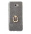 Gaxlaxy J5 Prime Soft tpu Bling Kickstand Case with Ring Rotary Metal Mount