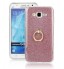 Gaxlaxy J7 Soft tpu Bling Kickstand Case with Ring Rotary Metal Mount