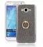 Gaxlaxy J7 Soft tpu Bling Kickstand Case with Ring Rotary Metal Mount