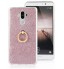 HUAWEI MATE 9 Soft tpu Bling Kickstand Case with Ring Rotary Metal Mount