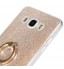 Gaxlaxy J7 2016 Soft tpu Bling Kickstand Case with Ring Rotary Metal Mount