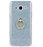 Gaxlaxy J7 2016 Soft tpu Bling Kickstand Case with Ring Rotary Metal Mount