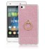 HUAWEI P8 LITE Soft tpu Bling Kickstand Case with Ring Rotary Metal Mount