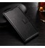 Galaxy J5 Prime Vintage Fine Leather Wallet Case - Black