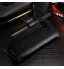 Galaxy J5 Prime Vintage Fine Leather Wallet Case - Black