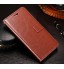 Huawei Mate 9 Vintage Fine Leather Wallet Case - Black