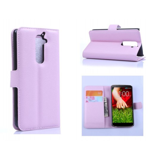 LG G2 Wallet leather cover case + combo